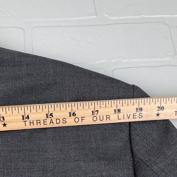 Suit Supply Vitale Barberis Canonico‎ Blazer Men 42L Gray Super 110s Wool Italy - Picture 12 of 14